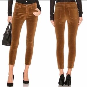 FRAME Velvet Le High Skinny Jeans In Camel Tan Brown Size 28